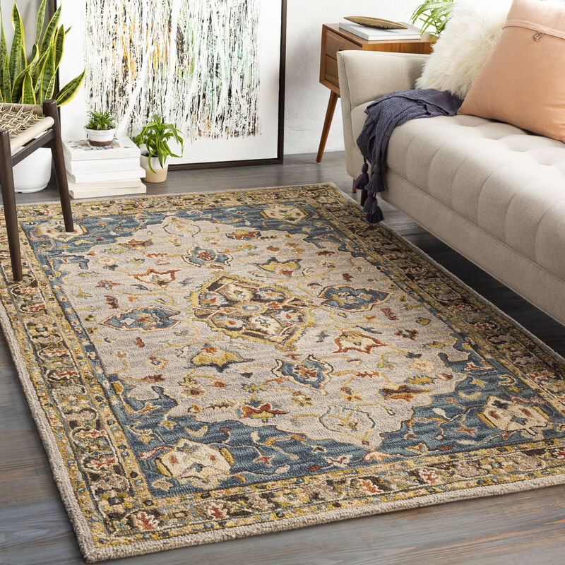 Artemis AES-2301 9' x 13' Blue Rug