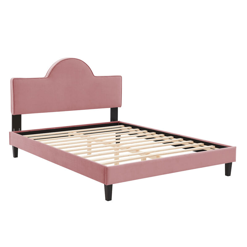 Soleil Performance Velvet Queen Bed