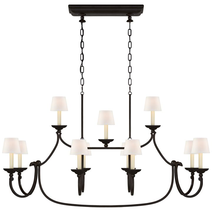 Chapman & Myers Flemish Linear Pendant with Shade Collection