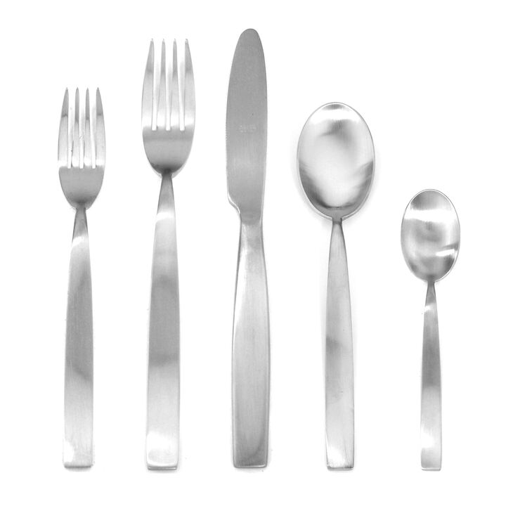 Mediterranea 5-Piece Flatware Set in Ice