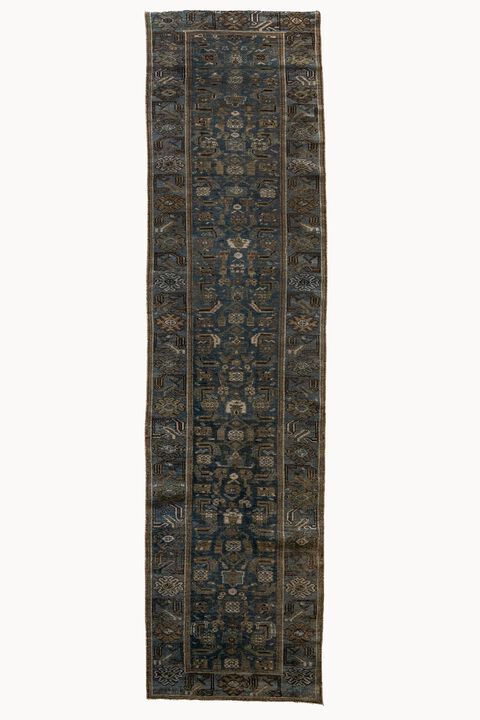 District Loom Vintage Malayer runner rug-Spruce