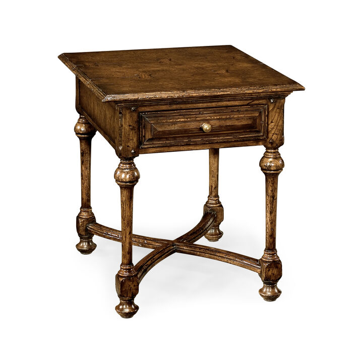 Elizabethan Square Side Table