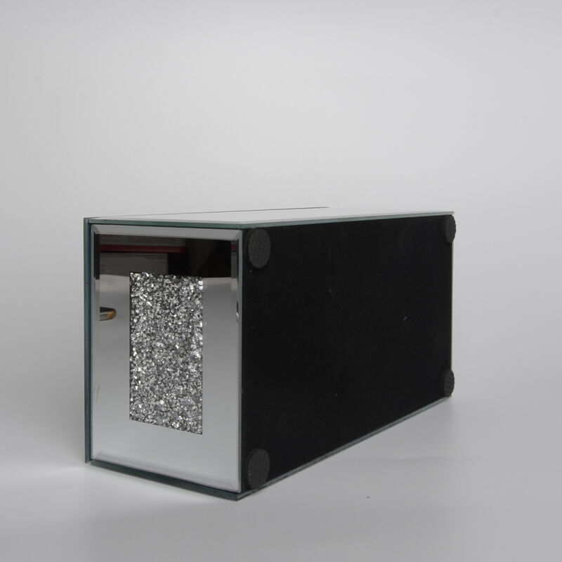 Ambrose Exquisite Mirrored Tissue Holder in Gift Box