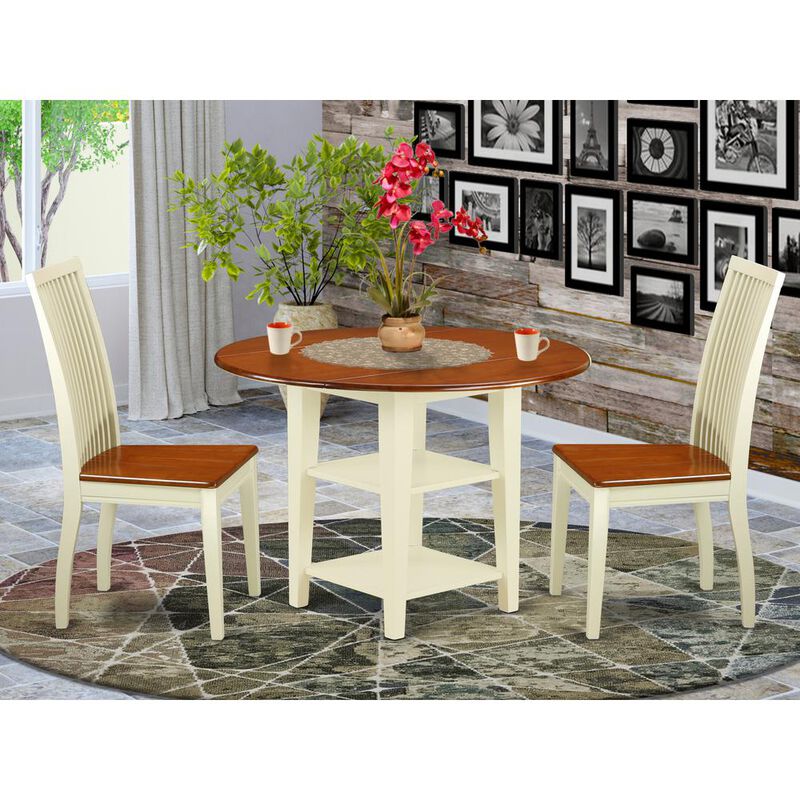 Dining Room Set Buttermilk & Cherry