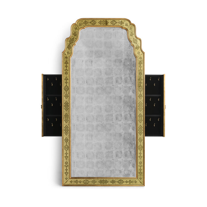 Adeline Gilded Floor Mirror