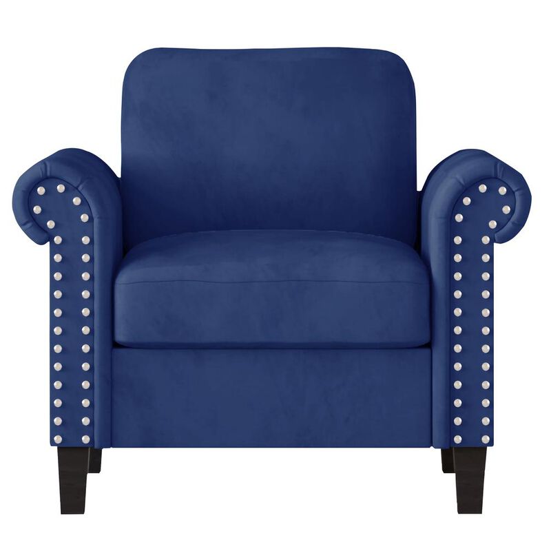 New Classic Furniture Alani Accent Chair-Deep Blue