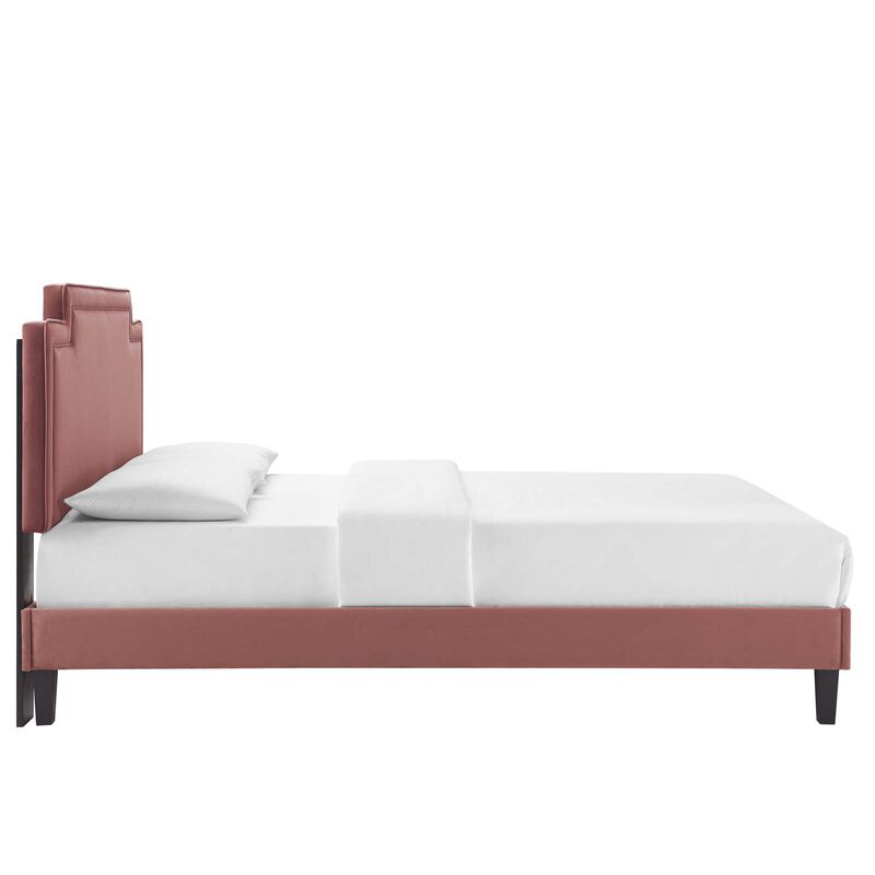 Modway - Liva Performance Velvet Queen Bed