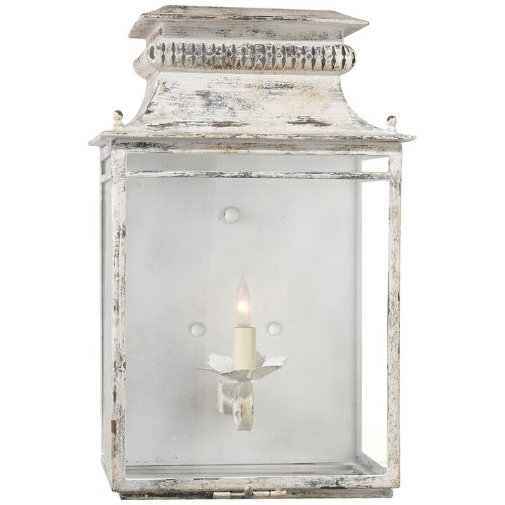 Flea Market Lantern in Old White