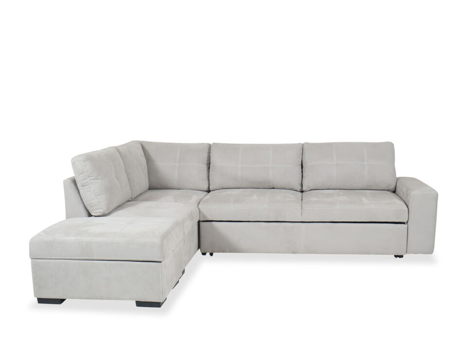 Nappa 3pc Sectional with Sleeper