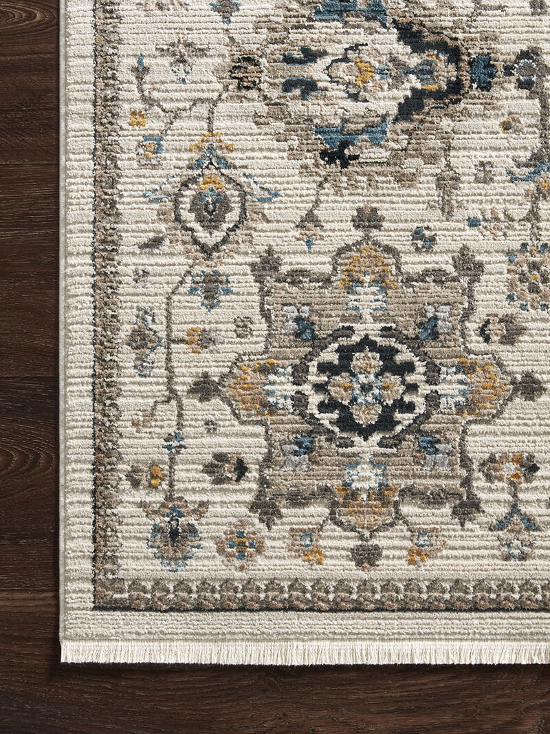 Leigh LEI02 Ivory/Taupe 18" x 18" Sample Rug