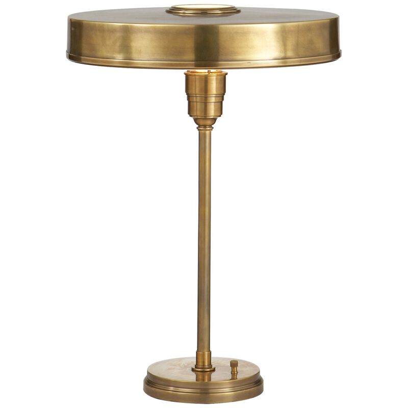 Carlo Table Lamp in Antique Brass