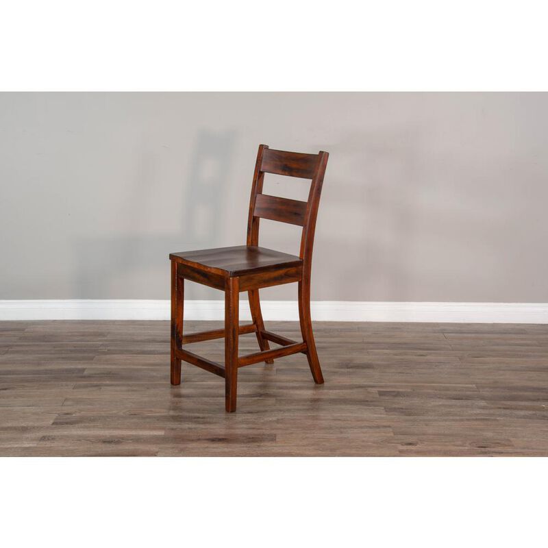 Sunny Designs Wood Ladderback Barstool