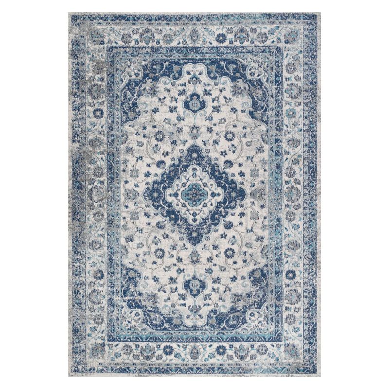 Indhira Ornate Medallion Persian Area Rug