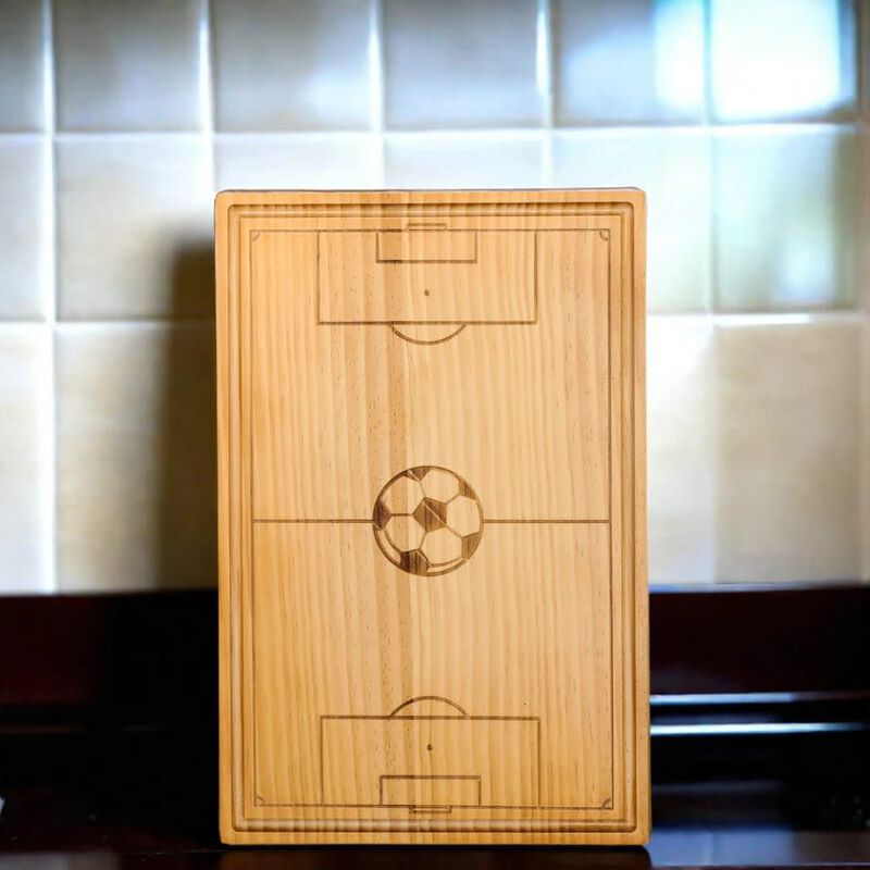 Soccer Field Wood Board - 18" x 12"