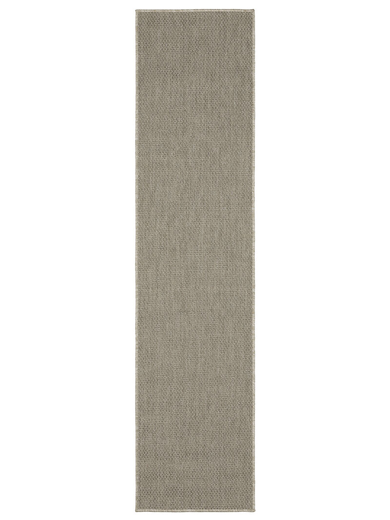 Caicos 1'10" x 7'6" Grey Rug