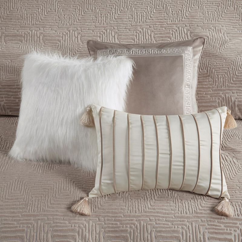 Gracie Mills Harper Oversized Velvet Comforter Set - Full/Queen