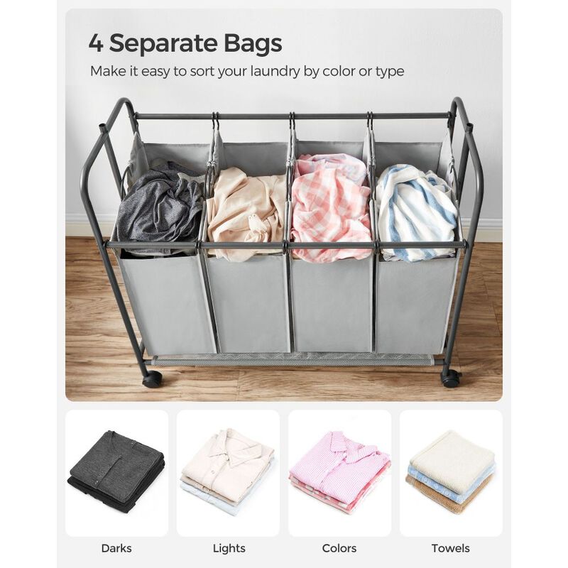 BreeBe Hanging Bar Laundry Cart