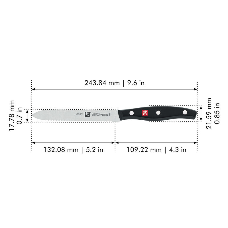 ZWILLING TWIN Signature 5-Inch Utility Knife, Serrated Edge