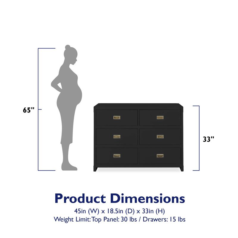 Miles 6-Drawer Dresser