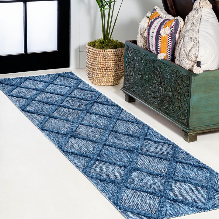 Salines Diamond Trellis Indoor/Outdoor Area Rug