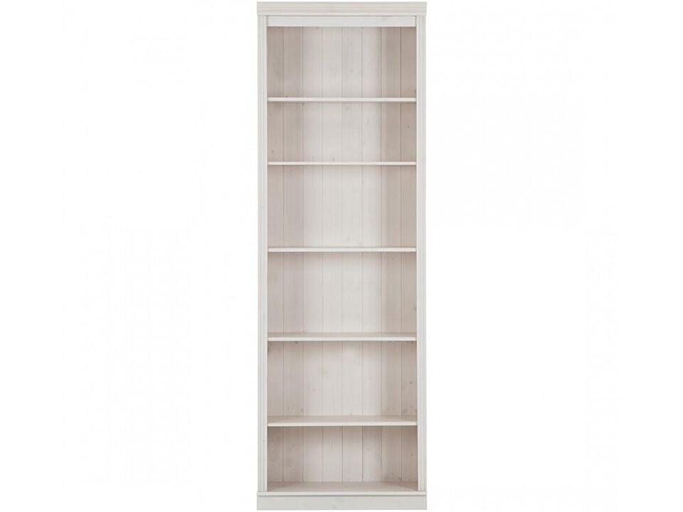 Anita Solid Wood 6 Shelf Open Bookcase
