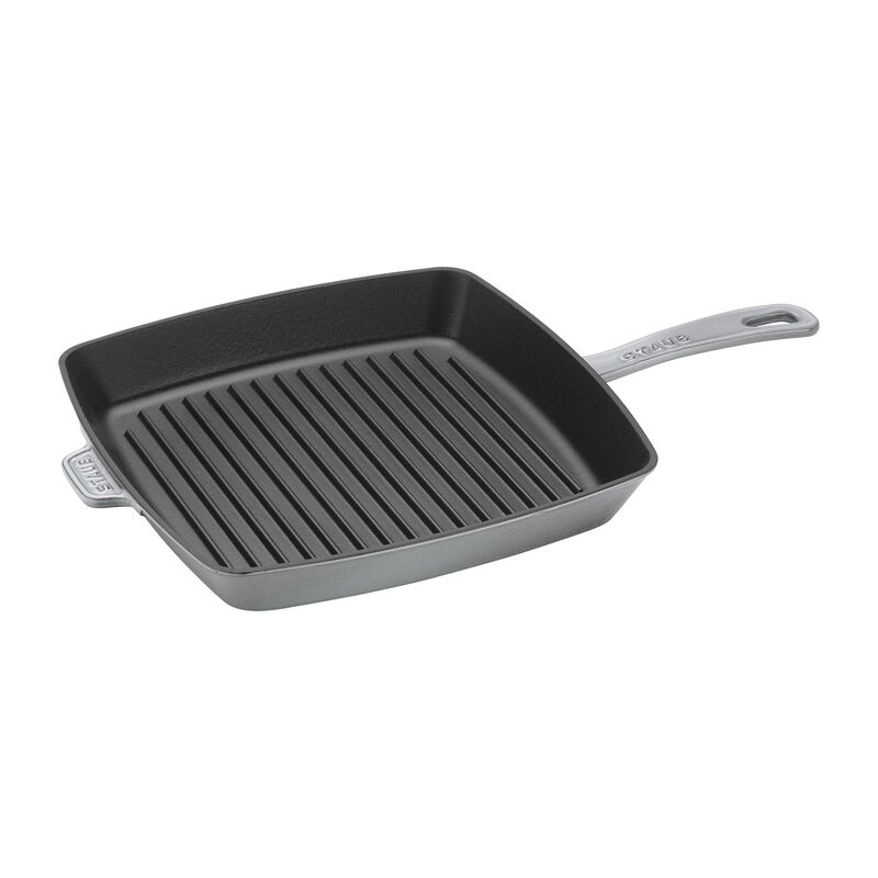 Staub Cast Iron 12-inch Square Grill Pan - Basil