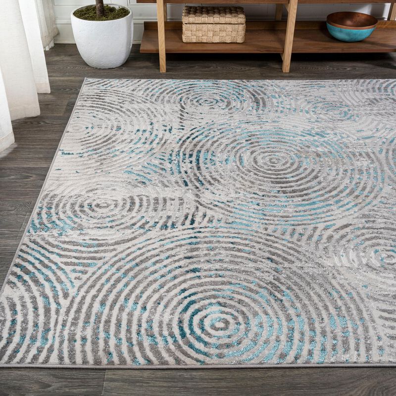 Timeworn Modern Abstract Area Rug