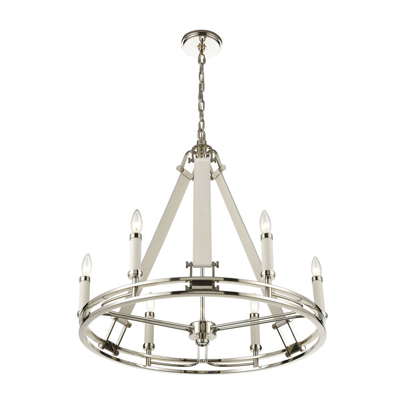 Bergamo 29" Wide 6-Light Chandelier