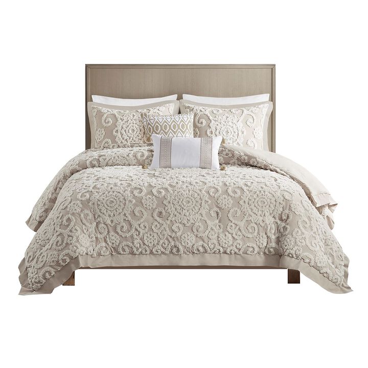 Gracie Mills Lito Chenille Cotton Comforter Mini Set