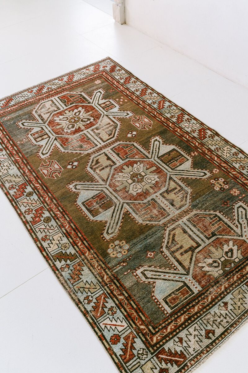 District Loom Vintage Qarabagh scatter rug-Wylie