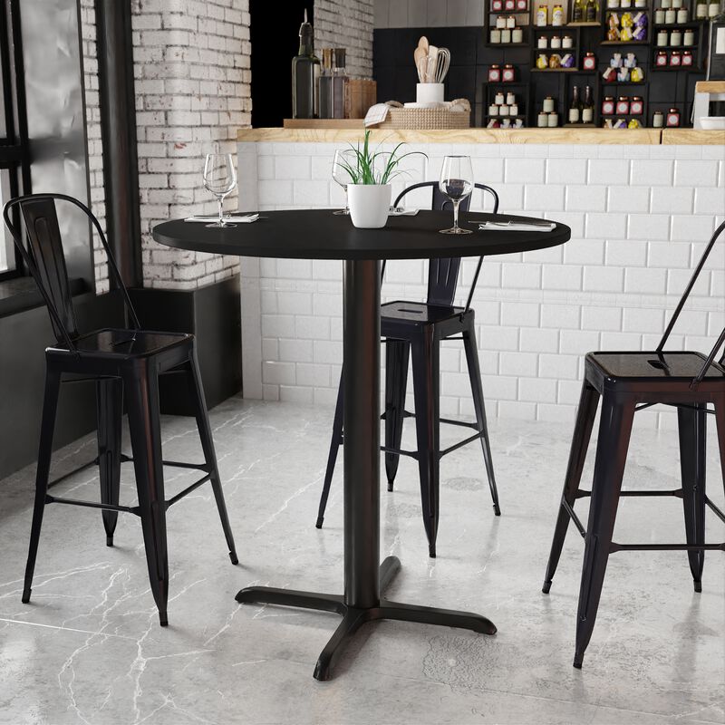 Restaurant Dining Table and Bases - Bar Height