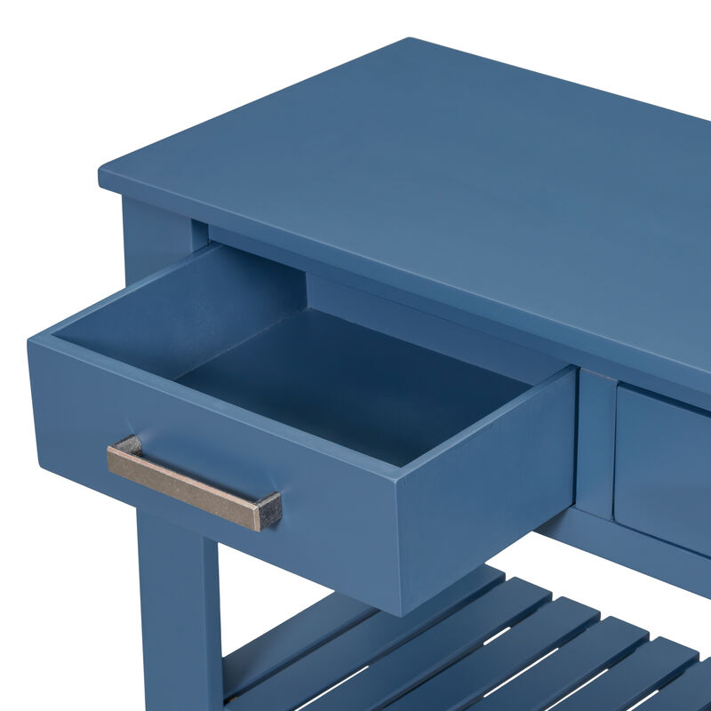 Merax Vintage High-capacity Entryway Console Table Desk