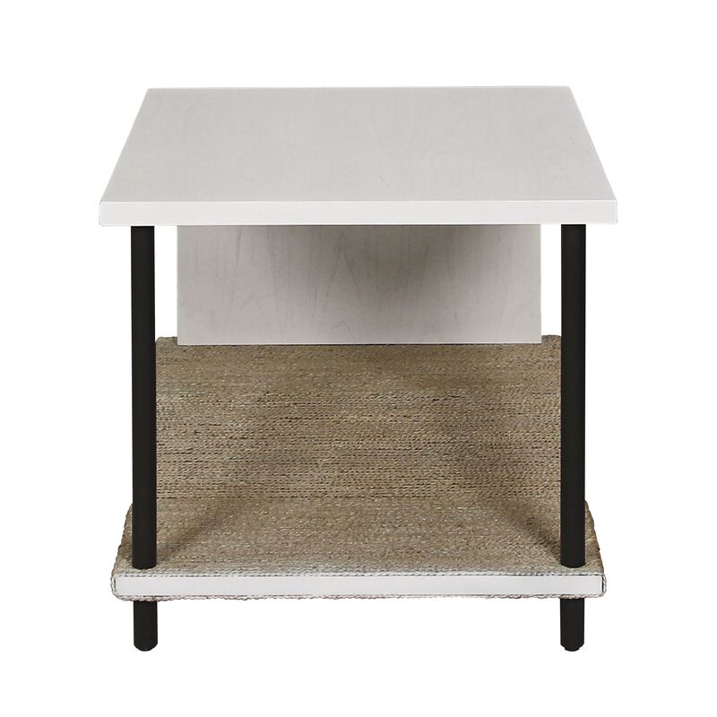 Riverview White Accent Table