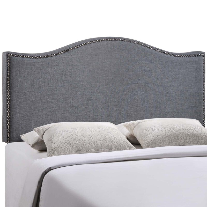 Modway - Curl Queen Nailhead Upholstered Headboard