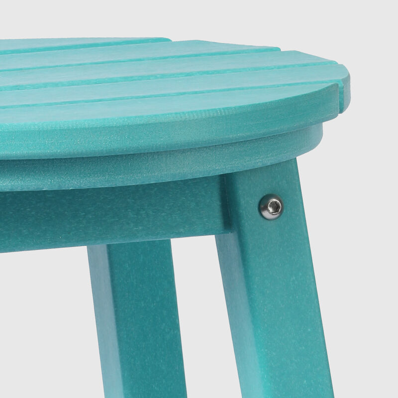 WestinTrends 29" HDPE Outdoor Patio Round Bar Stool