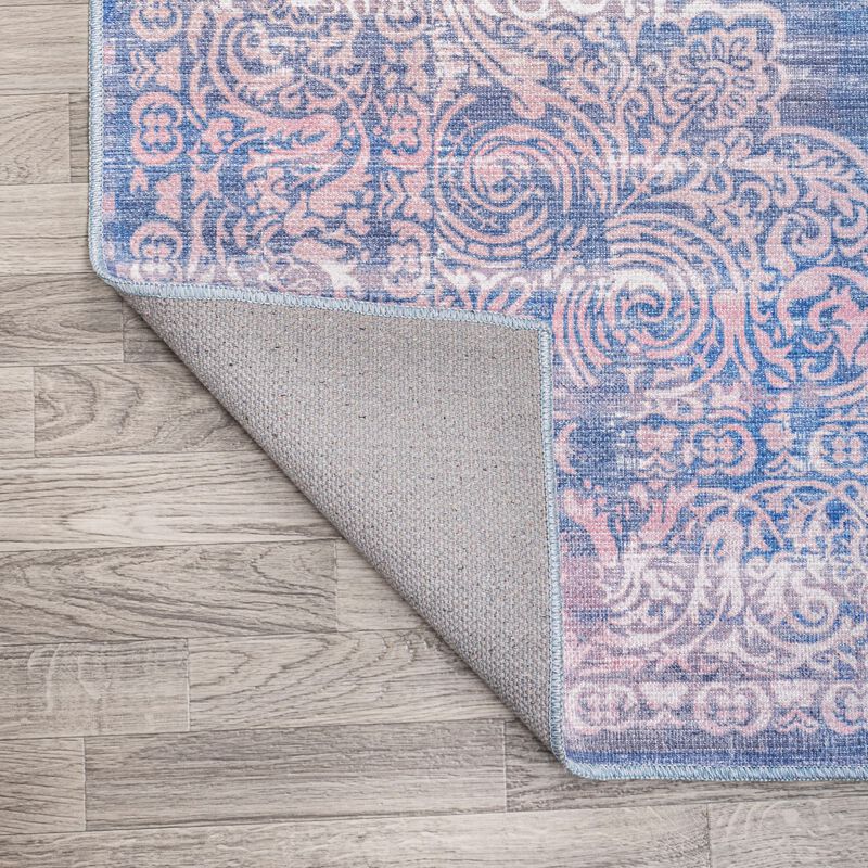 Regis Bohemian Medallion Washable Indoor/Outdoor Area Rug