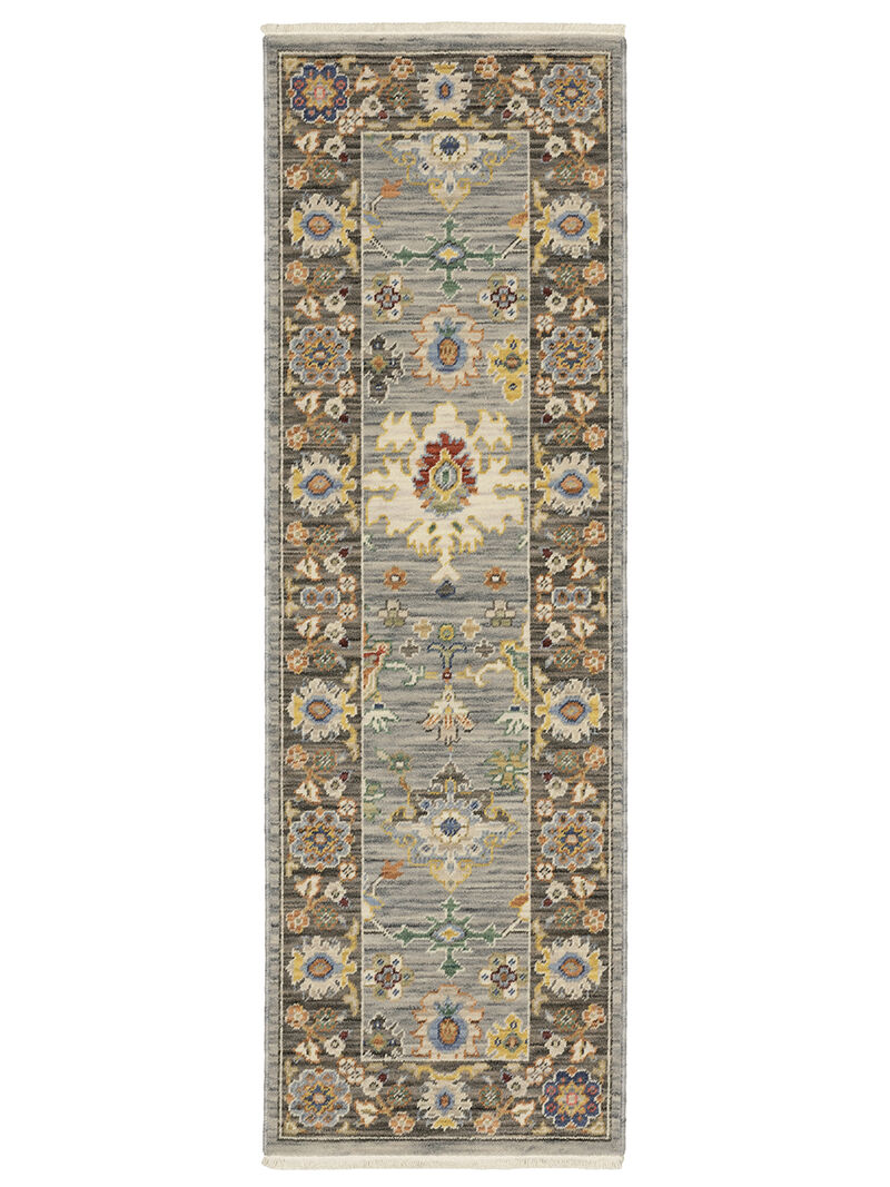 Lucca 2' x 6' Blue Rug