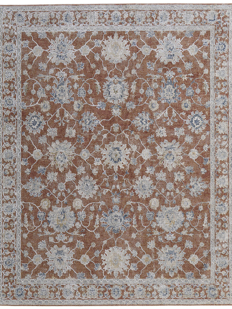 Pasha 39M7F 5' x 7'6" Red/Ivory/Blue Rug