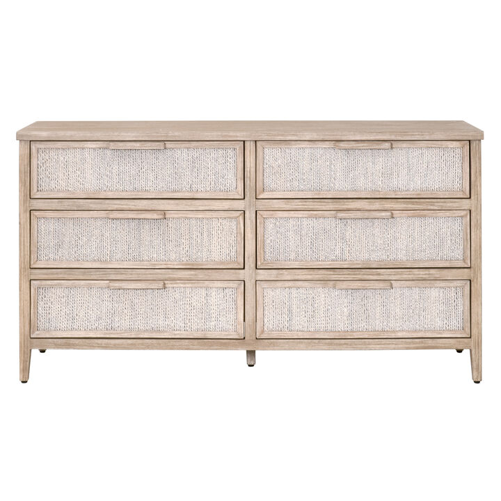 Malay 6-Drawer Double Dresser