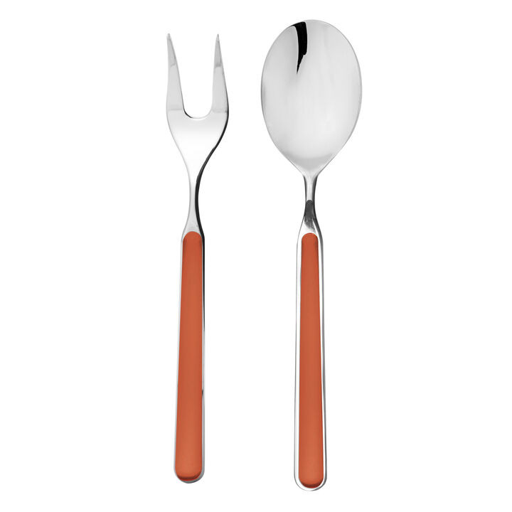 Fantasia 2-Piece Serving Set in Rust