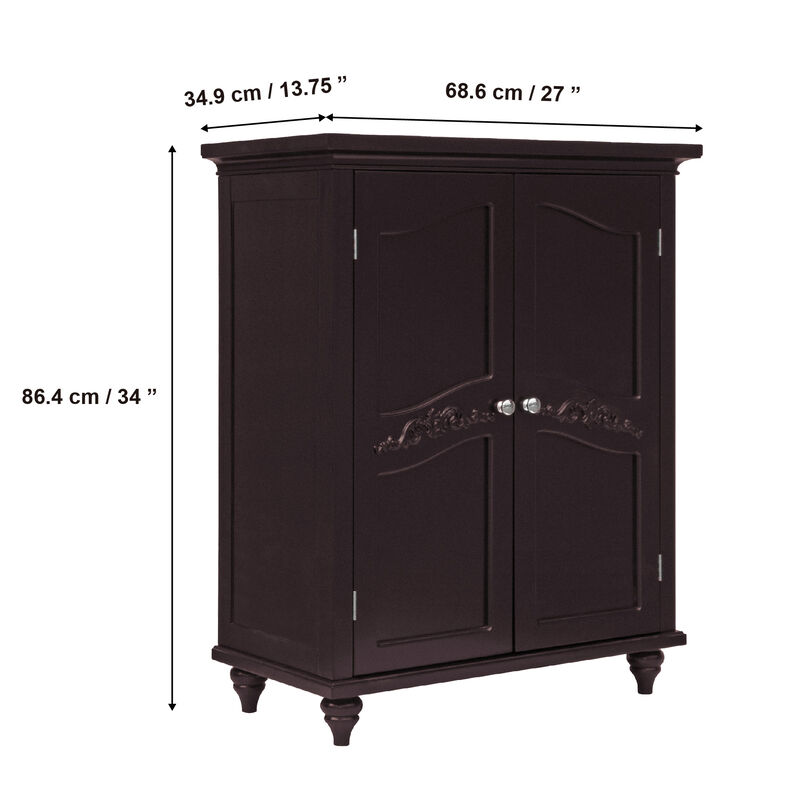 Teamson Home Versailles Floor Cabinet with 2 Doors