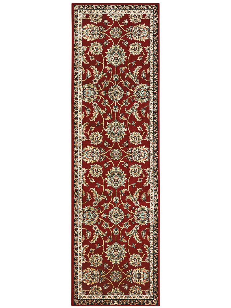 Kashan 2'3" x 7'6" Red Rug