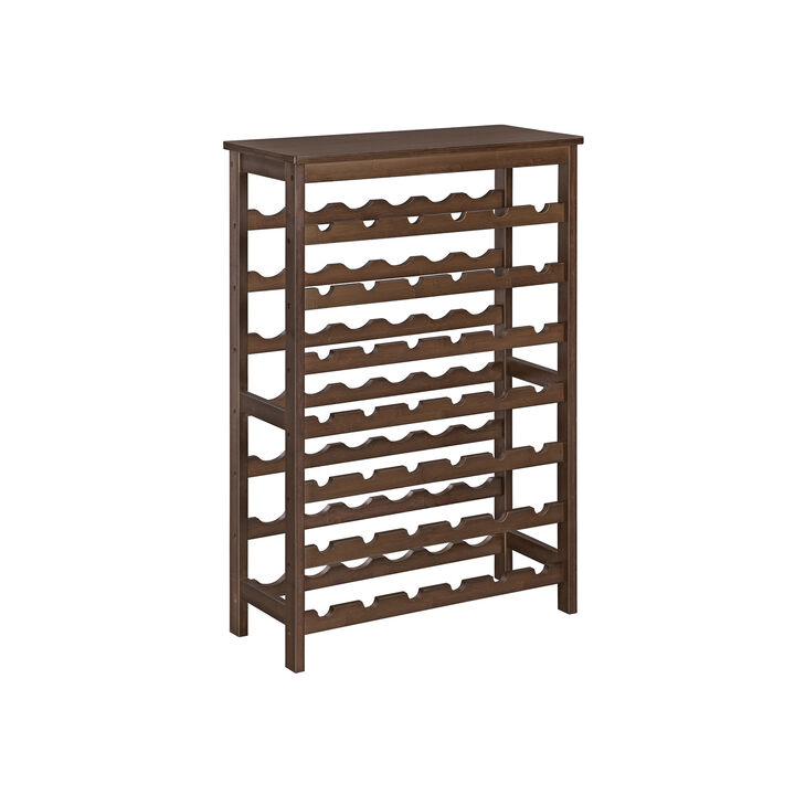 Free-Standing Floor Wine Rack - Stylish and Functional Storage Solution for Your Wine Collection