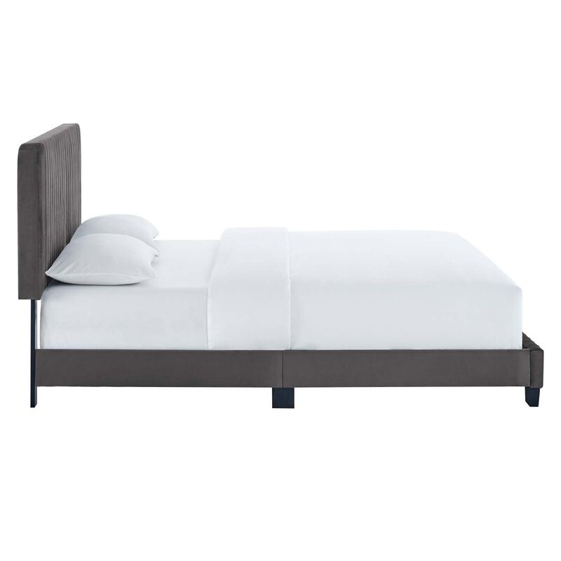 Modway - Celine Channel Tufted Performance Velvet Queen Platform Bed