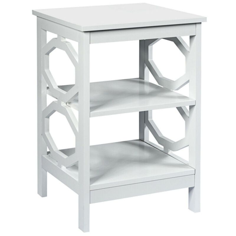 3-tier Nightstand Sofa Side End Accent Table