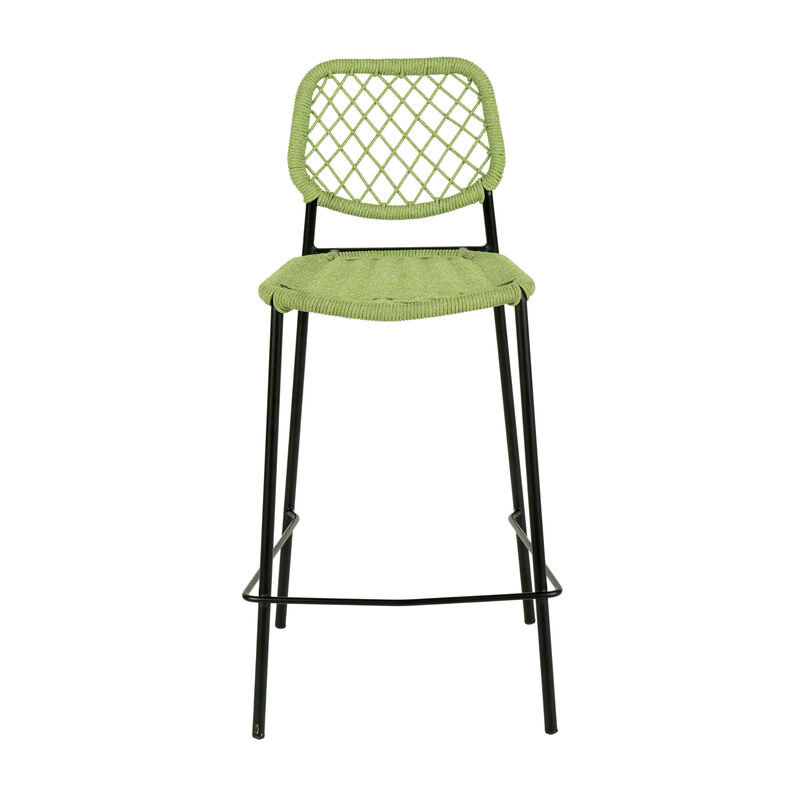 Lucy Natural Dyed Cord Outdoor Counter Stool