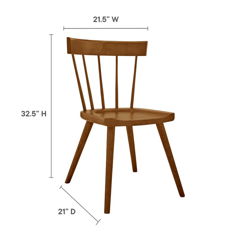 Sutter Wood Dining Side Chair Set of 2