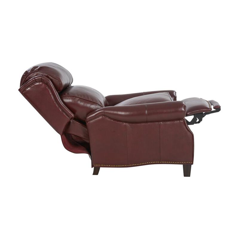 Barcalounger Meade Recliner, Marisol Cabernet / All Leather