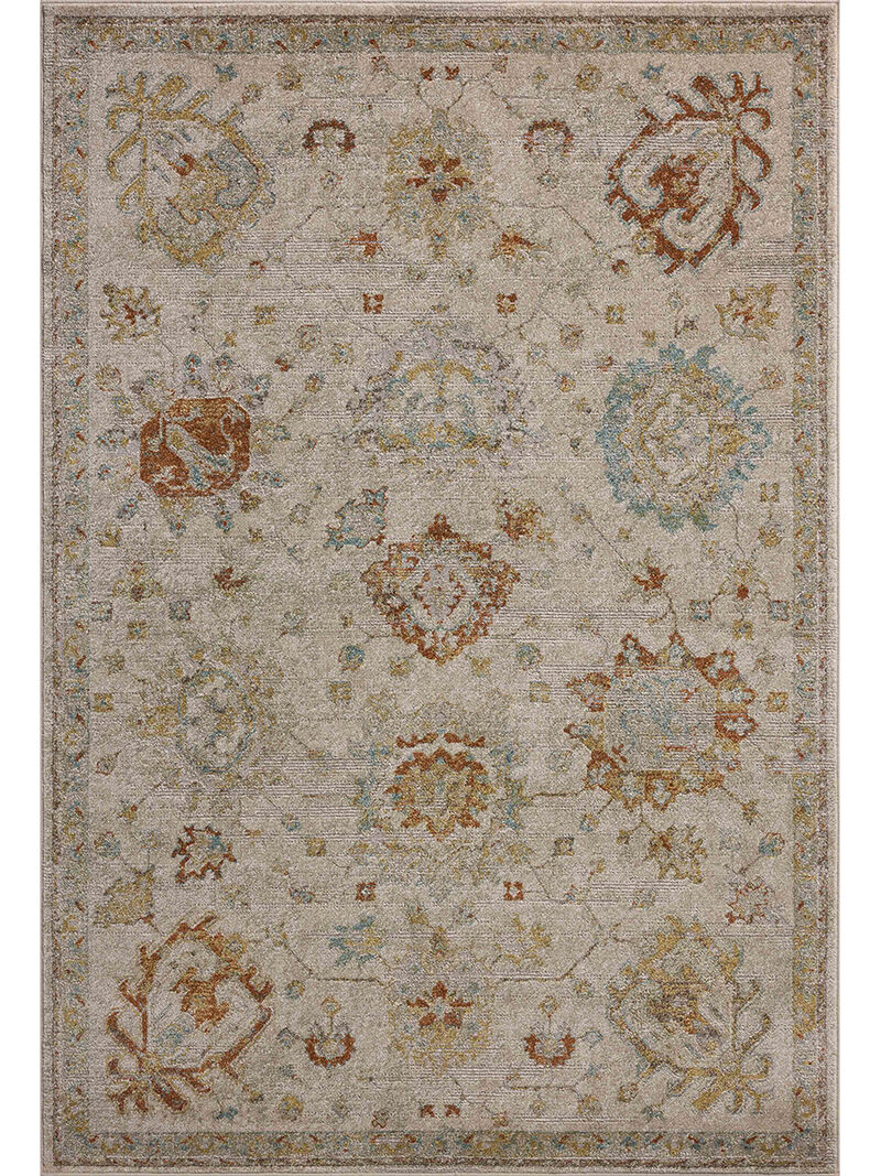 Mona Oatmeal/Multi 2'6" x 4'0" Accent Rug by Magnolia Home by Joanna Gaines x Loloi