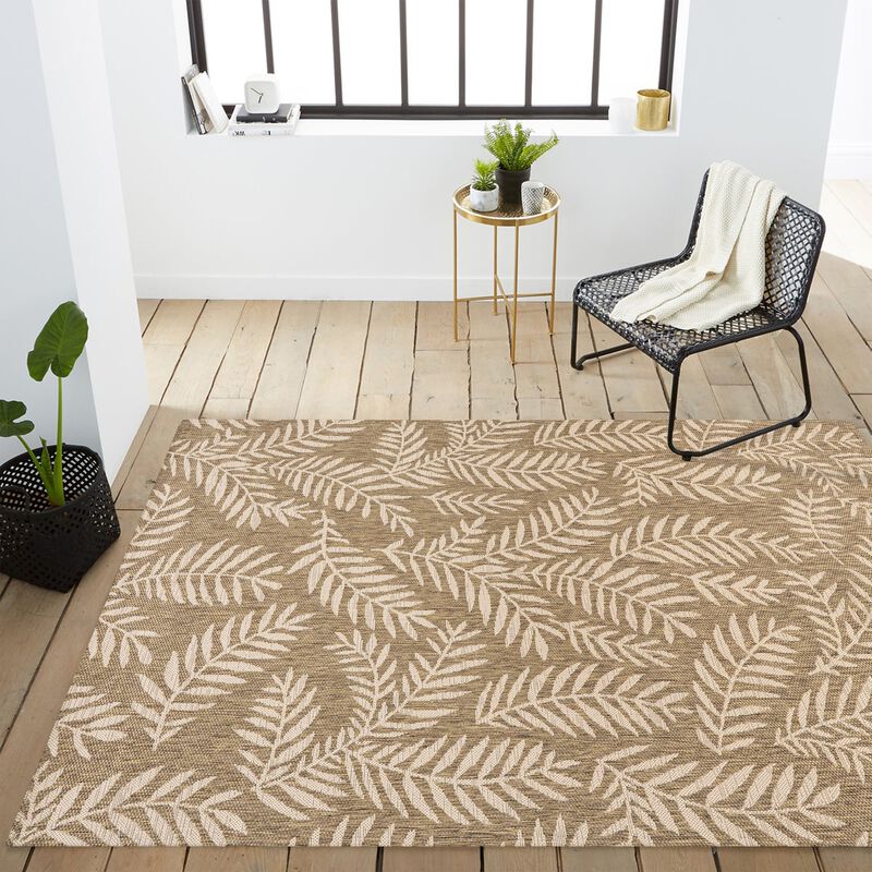 Nevis Palm Frond Indoor/Outdoor Area Rug